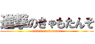 進撃のきゃもたんそ (attack on kamome)
