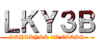 ＬＫＹ３Ｂ (SKHLKYSS 3B CLASS)