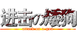 进击の矮狗 (attack on a-goa)
