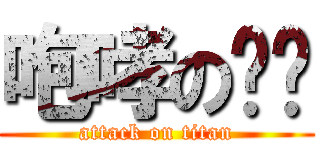 咆哮の卡卡 (attack on titan)