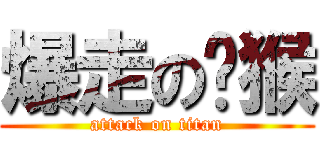 爆走の獼猴 (attack on titan)