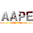 ＡＡＰＥ (BY *A)