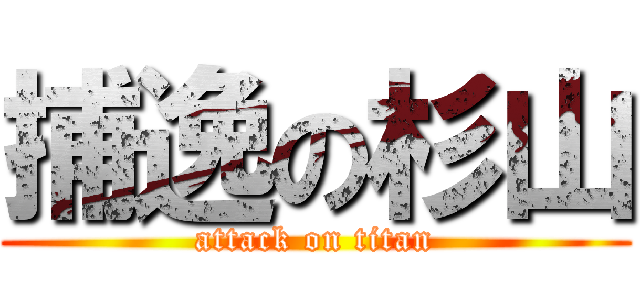 捕逸の杉山 (attack on titan)