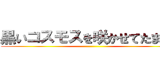 黒いコスモスを咲かせてたまるか ()