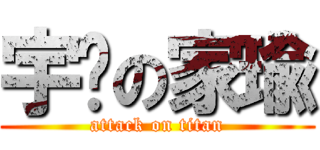 宇珽の家瑜 (attack on titan)