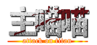 主喵喵 (attack on titan)