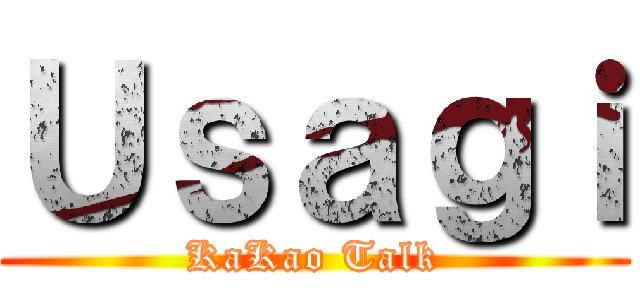 Ｕｓａｇｉ (KaKao Talk)