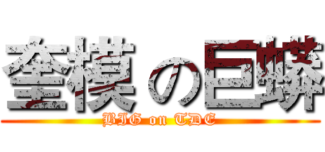 奎模 の巨蟒 (BIG on TDE)