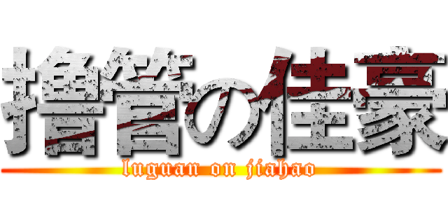 撸管の佳豪 (luguan on jiahao)