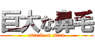 巨大な鼻毛 (attack on titan)