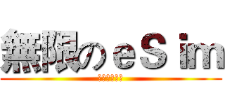 無限のｅＳｉｍ (無限各國網卡)