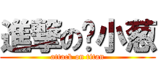 進撃の毕小葱 (attack on titan)