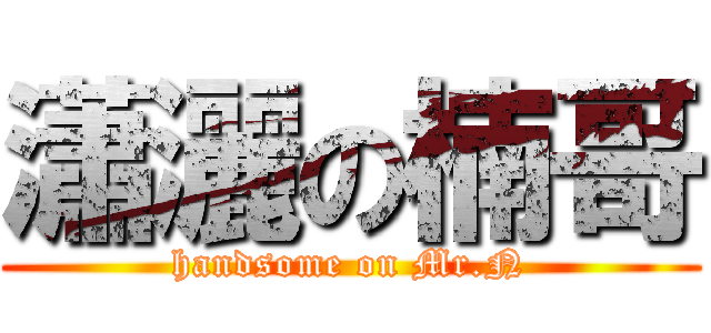 瀟灑の楠哥 (handsome on Mr.N)