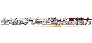 全场买汽车坐垫送高档方向盘套 (YFCP)