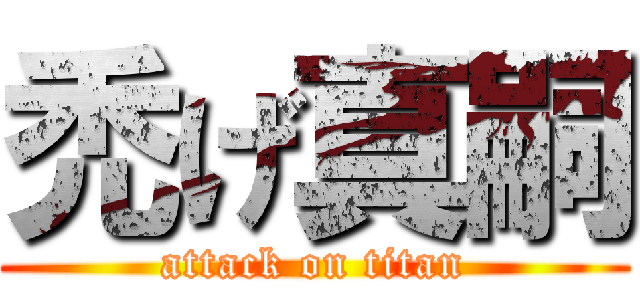 禿げ真嗣 (attack on titan)