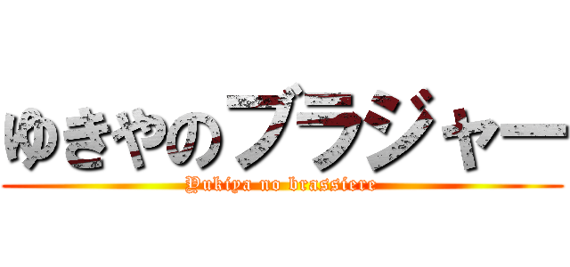 ゆきやのブラジャー (Yukiya no brassiere)