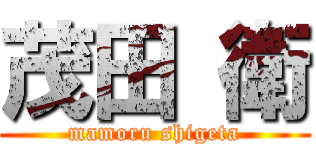 茂田 衛 (mamoru shigeta)