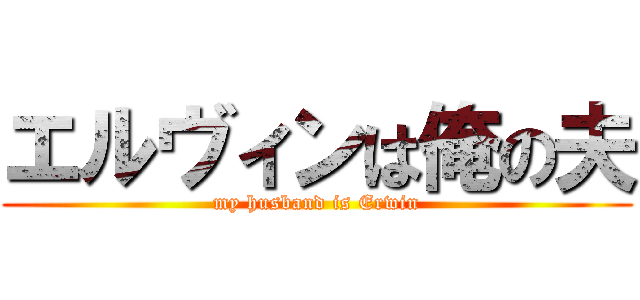 エルヴィンは俺の夫 (my husband is Erwin)