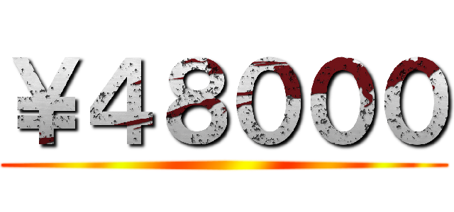 ￥４８０００ ()