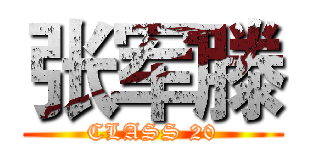 张军滕 (CLASS 20)