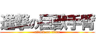 進撃の巨獸手臂 (attack on titan)
