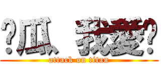 傻瓜、我愛你 (attack on titan)