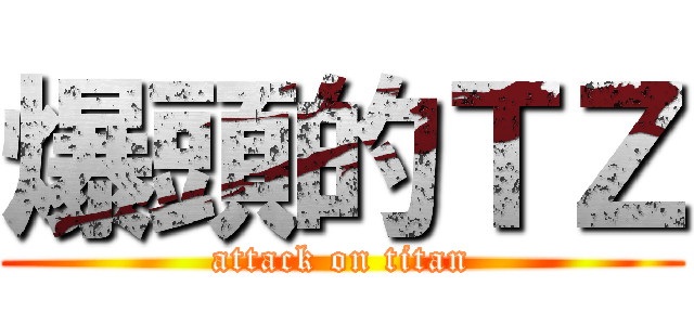 爆頭的ＴＺ (attack on titan)