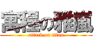 寓程の雅嵐 (attack on titan)