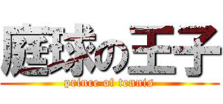 庭球の王子 (prince of tennis)