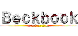Ｂｅｃｋｂｏｏｋ (attack on titan)