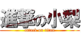 進撃の小梨 (attack on titan)