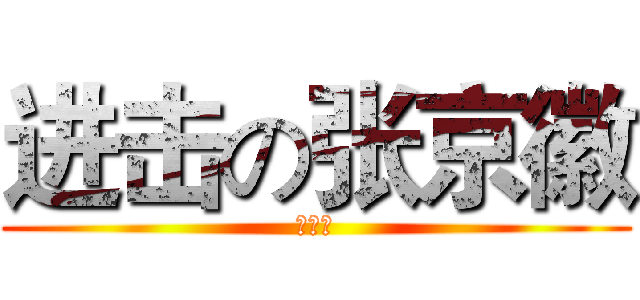 进击の张京徽 (帅到爆)