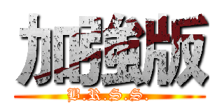 加強版 (B.R.S.S.)