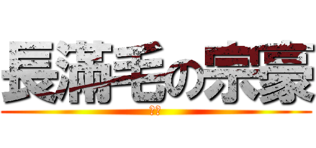 長滿毛の宗豪 (毛怪)