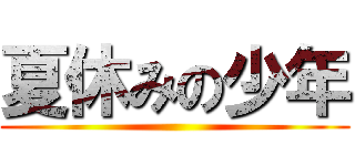 夏休みの少年 ()