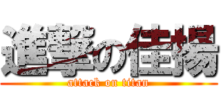 進撃の佳揚 (attack on titan)