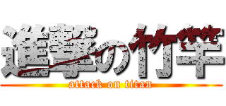 進撃の竹竿 (attack on titan)