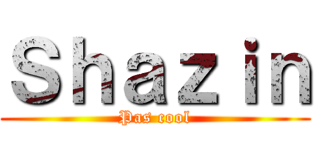 Ｓｈａｚｉｎ (Pas cool)