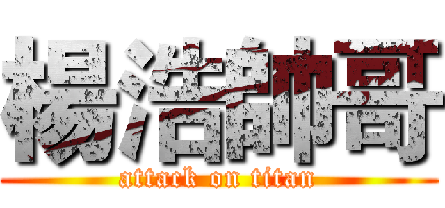 楊浩帥哥 (attack on titan)