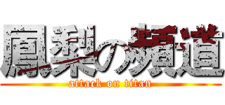 鳳梨の頻道 (attack on titan)