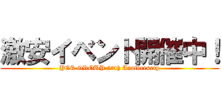 激安イベント開催中！ (YES GROUP 20th Anniversary)