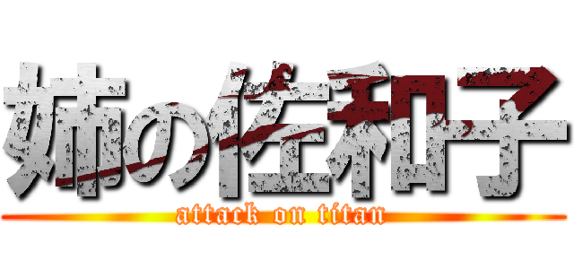 姉の佐和子 (attack on titan)