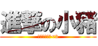 進撃の小豬 (超かわいいよ<3)