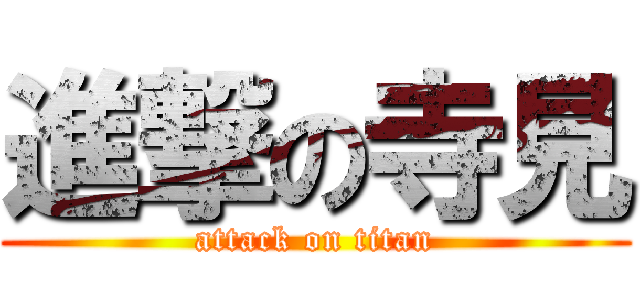 進撃の寺見 (attack on titan)