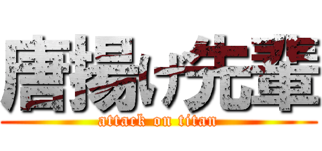 唐揚げ先輩 (attack on titan)