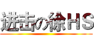 进击の徐ＨＳ ()