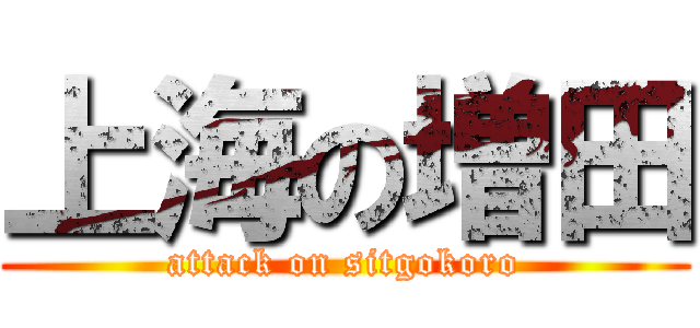 上海の増田 (attack on sitgokoro)