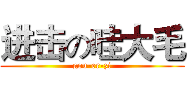进击の哇大毛 (gou-er-zi)