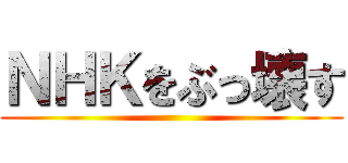 ＮＨＫをぶっ壊す ()