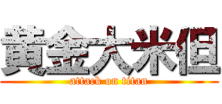 黄金大米但 (attack on titan)